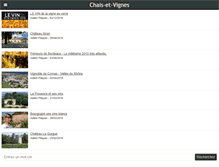 Tablet Screenshot of chais-et-vignes.com